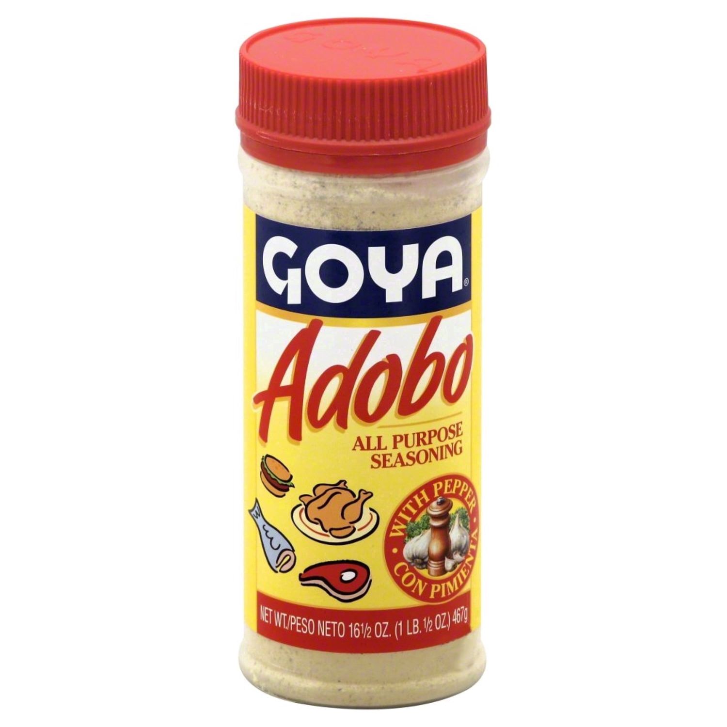 Goya Adobo With Pepper 16.5oz (24/cs)