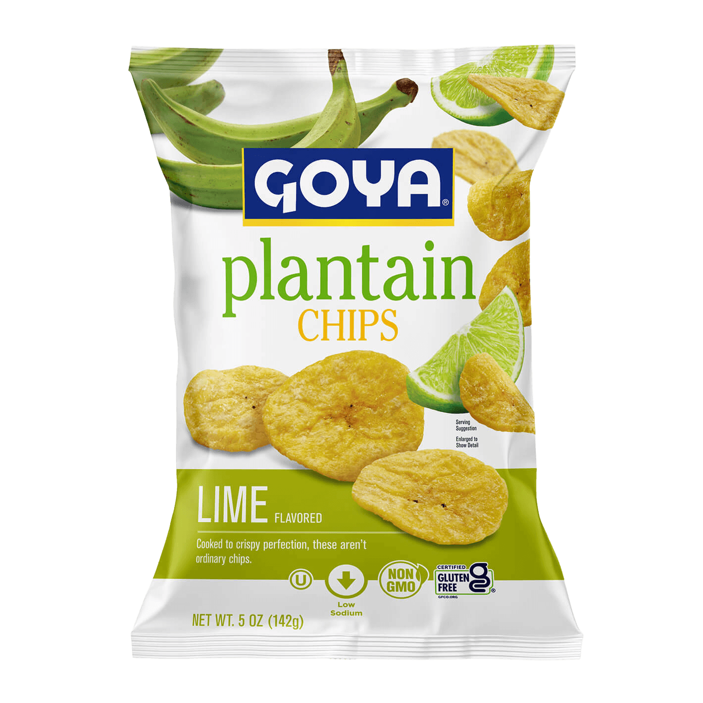 Goya Plantain Chips Lime 5oz (12/cs)