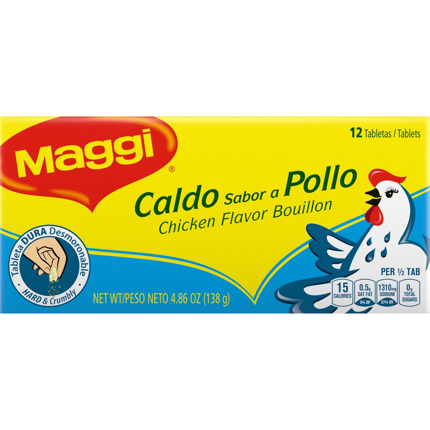 Maggi 4.86oz 12 Tablets Chicken (24/cs)