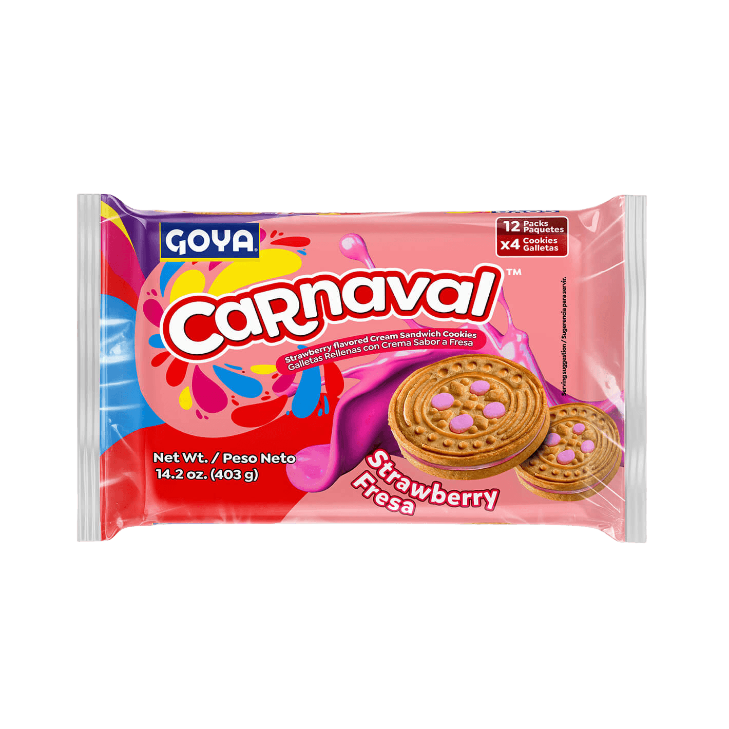 Goya Carnaval Strawberry 14.2oz (12/cs)