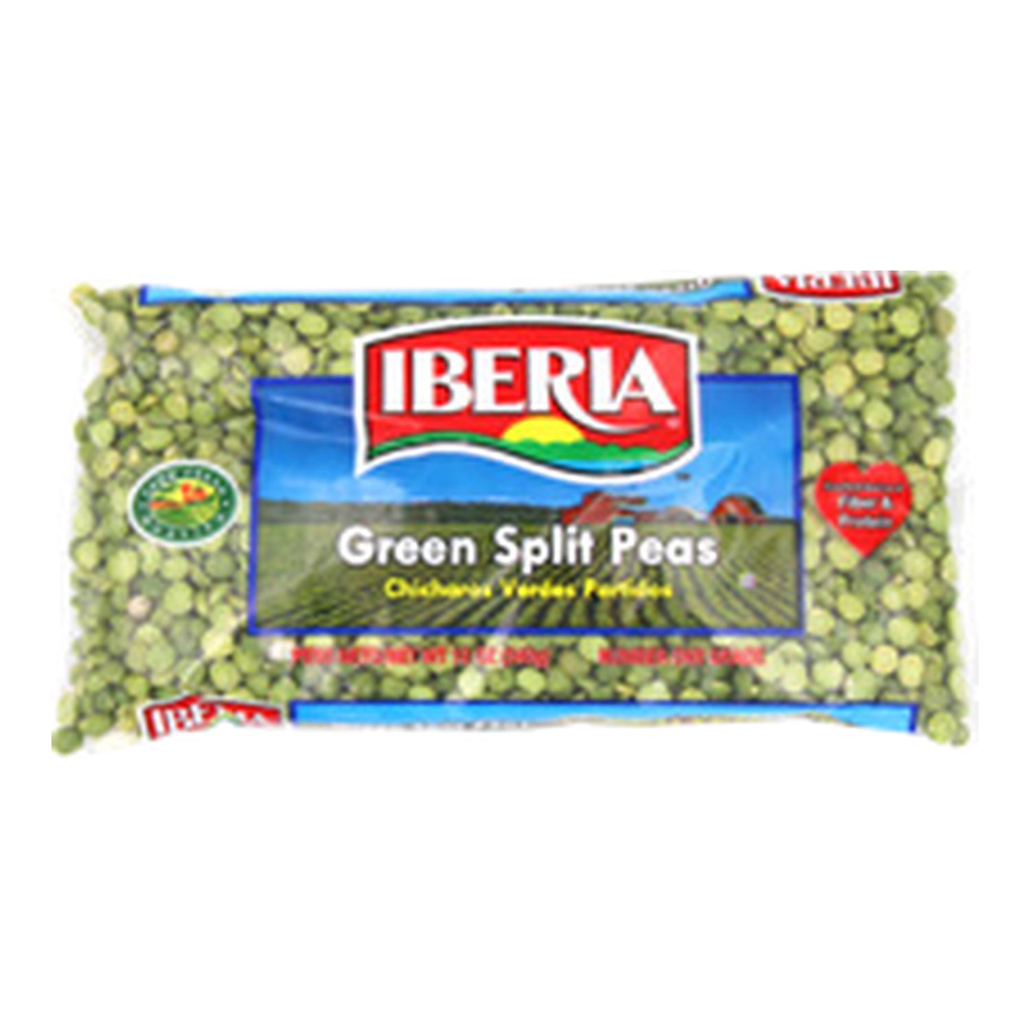 IB Green Split Peas Dry 12 oz (24/cs)