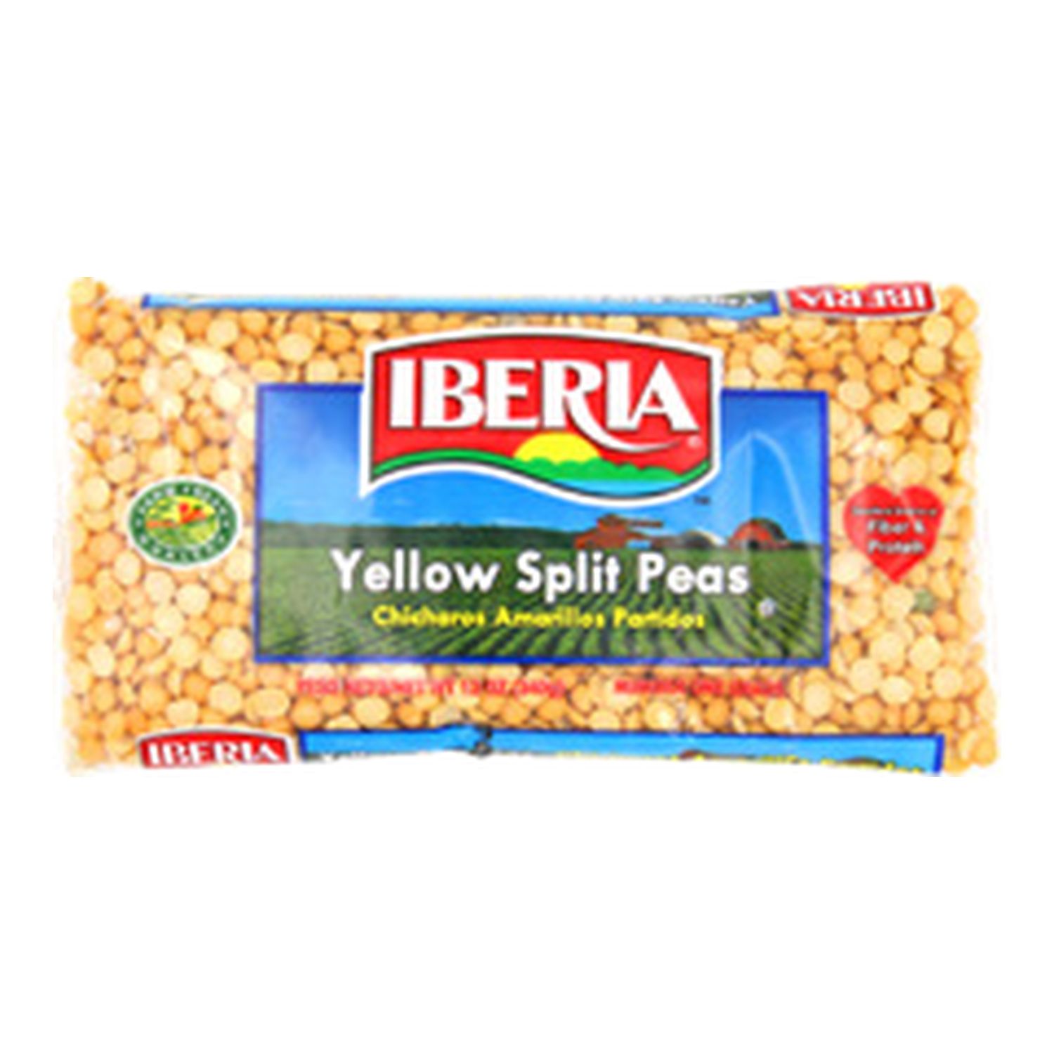 IB Yellow Split Peas Dry 12 oz (24/cs)
