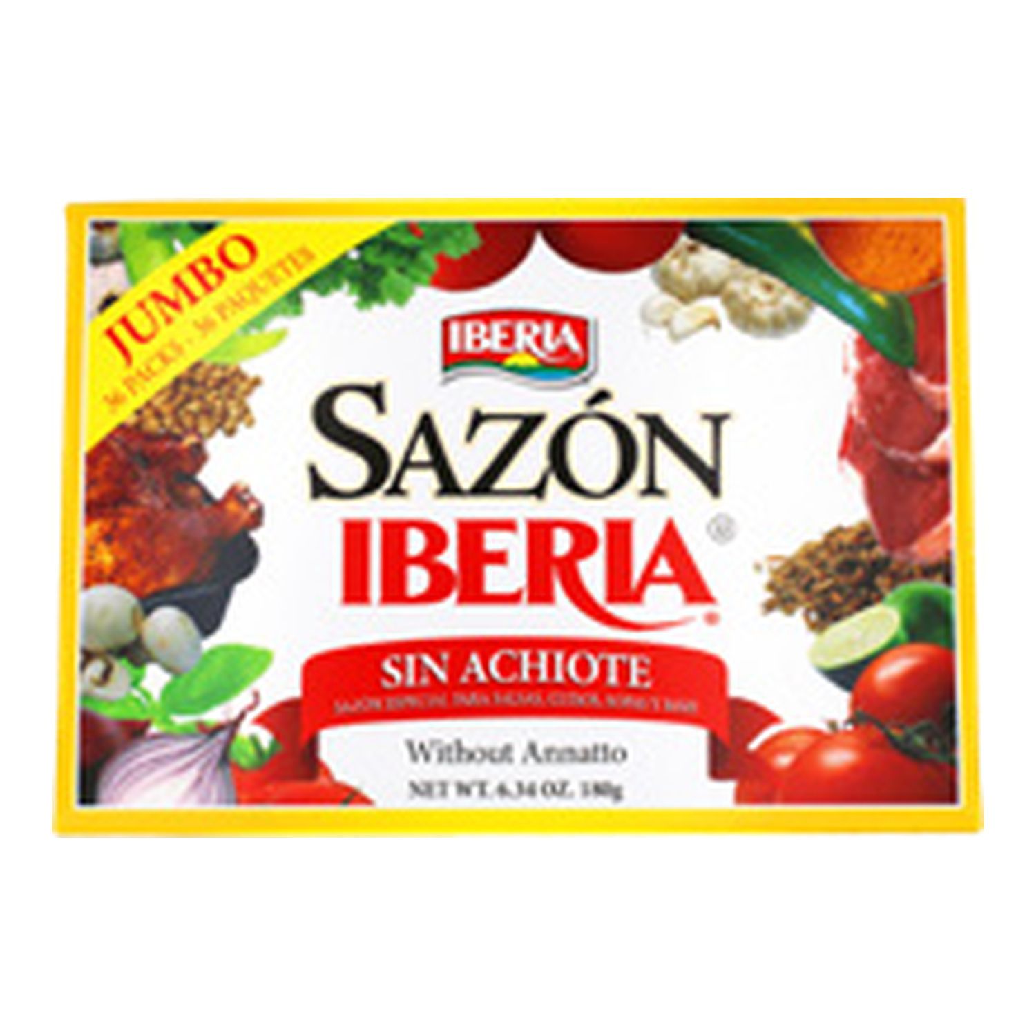 IB 36ct Sazon w/o Annatto 6.34 oz (15/cs)