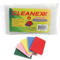 6pk Big Scouring Pads 23 x 15cm- Assorted (48/cs)