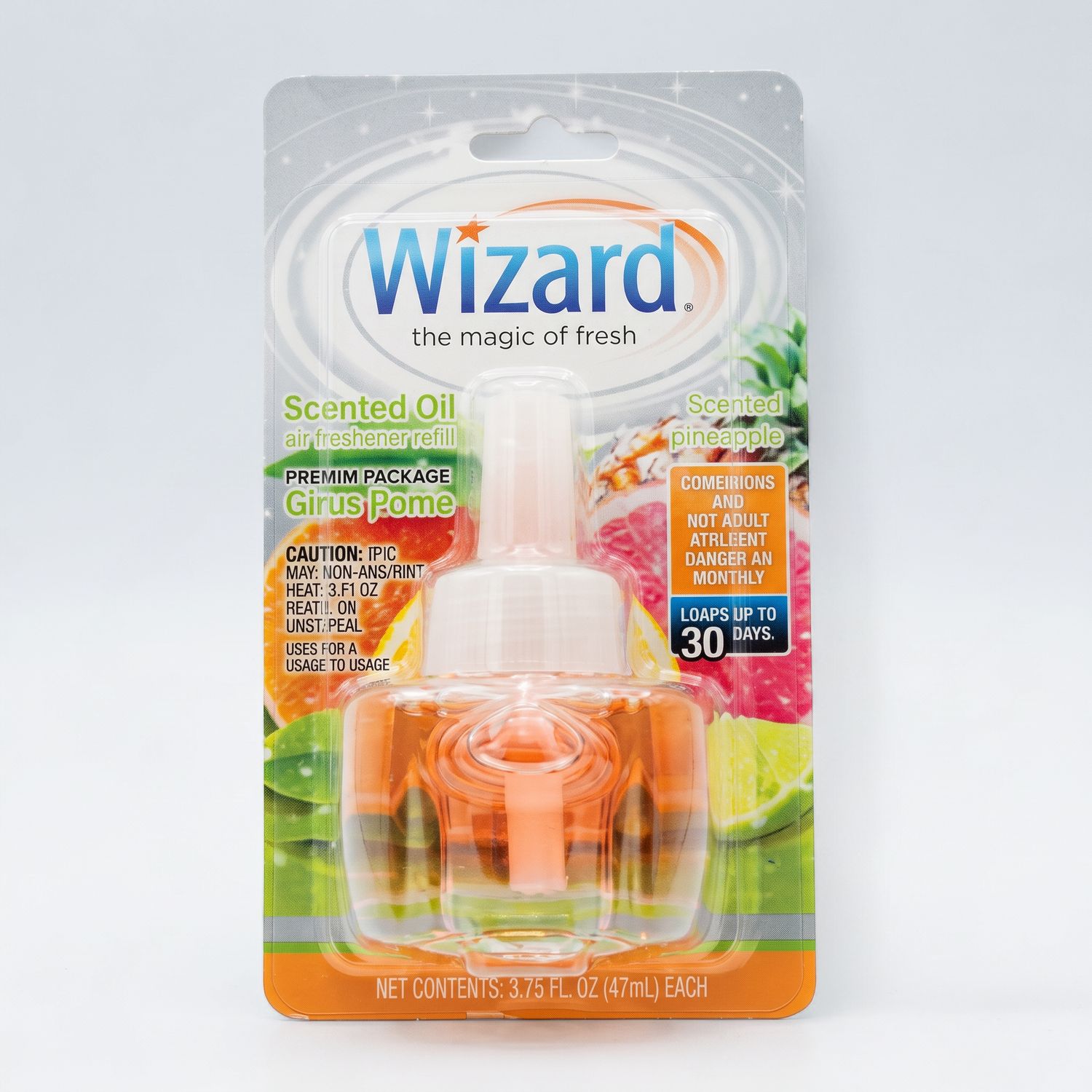 1 Ct. Wizard Scented Oil Refill - Tropical Citrus (12/cs)