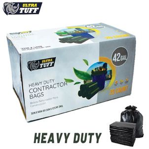 20 ct 42 Gallon Heavy Duty Bag White Box (6/cs)