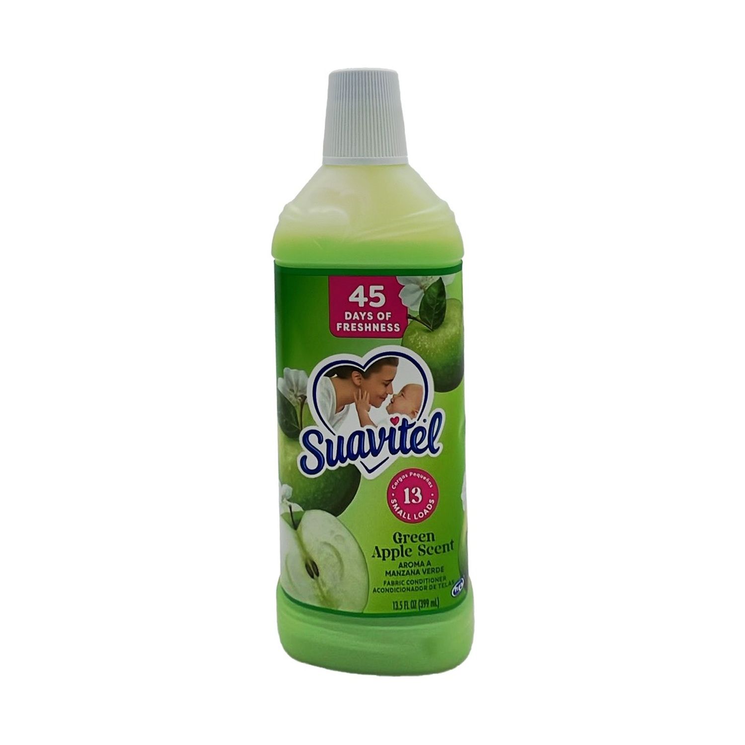 13.5oz Suavitel Fabric Softener- Green Apple {Green} (12/cs)