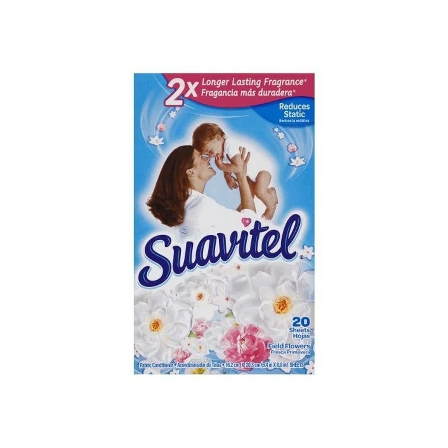 20ct Suavitel Dryer Sheets- Field Flowers (15/cs)