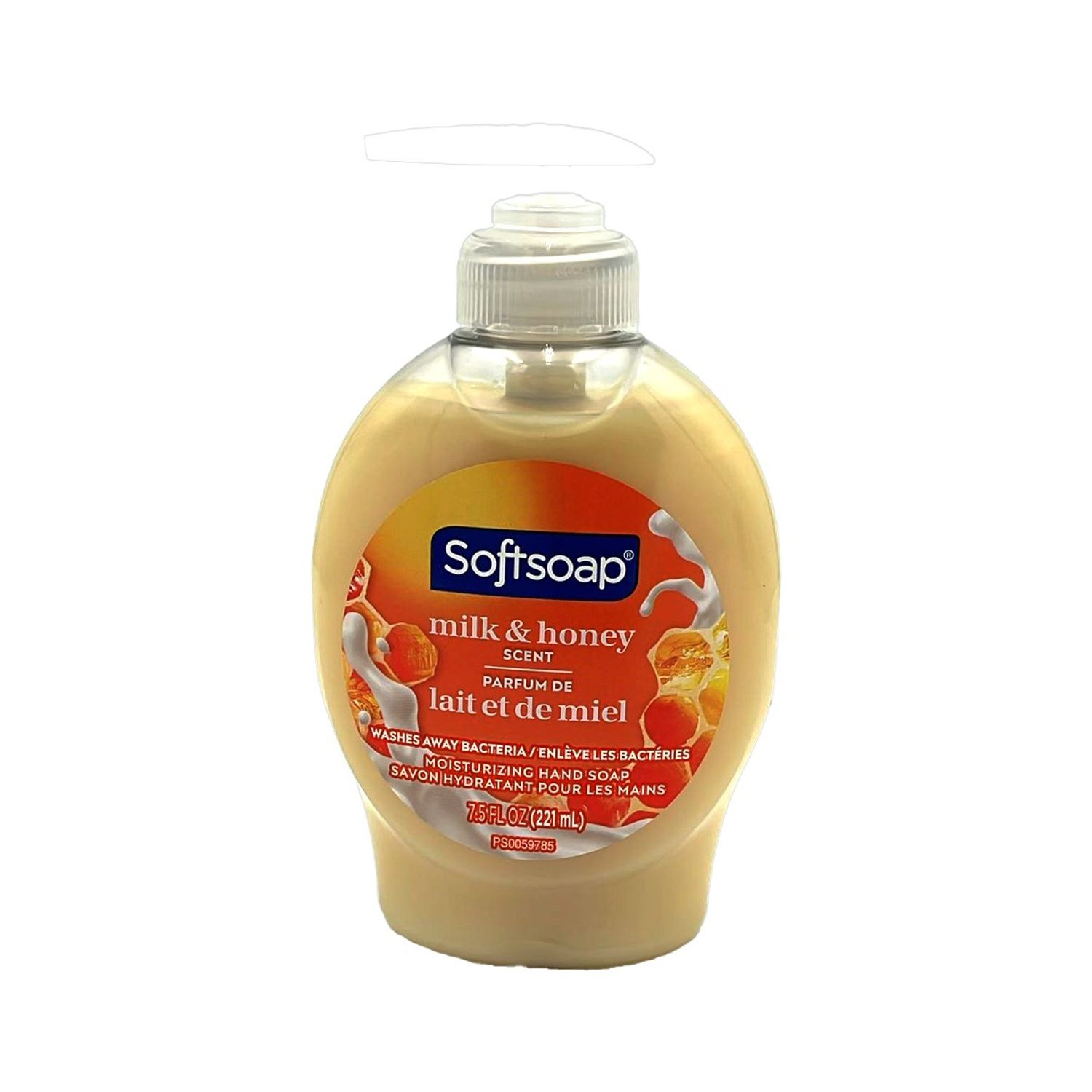 7.5oz Softsoap with pump- Milk &amp; Honey (6/cs)