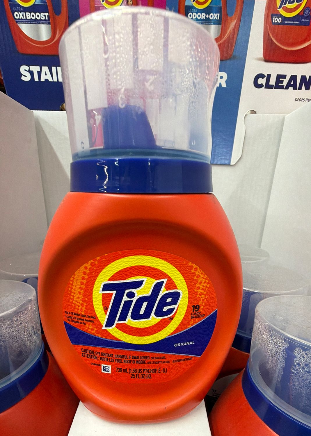 25oz Tide Laundry Liquid Detergent (18/cs)