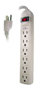 6 Outlet 6Ft Surge