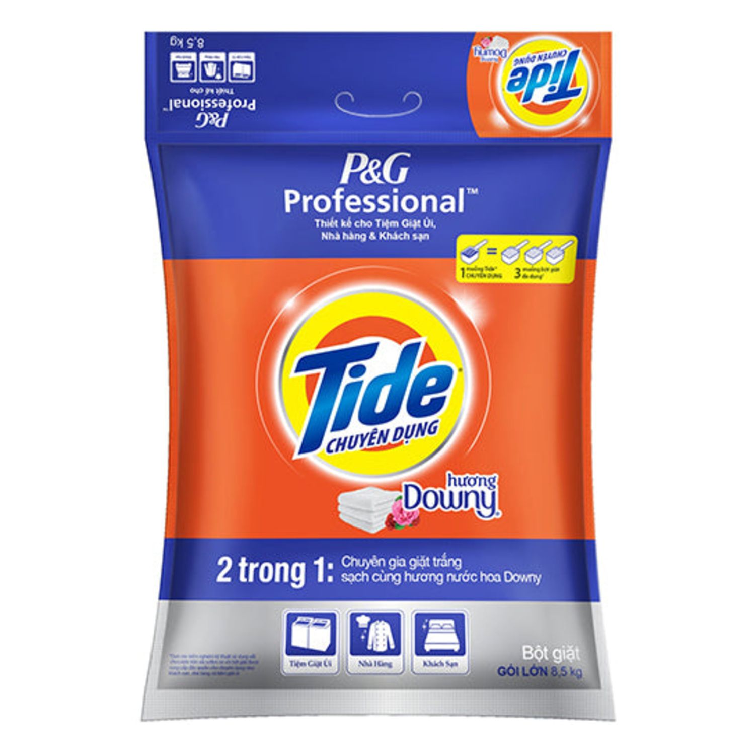 8.5Kg Tide Powder With Downy (2/Bag)
