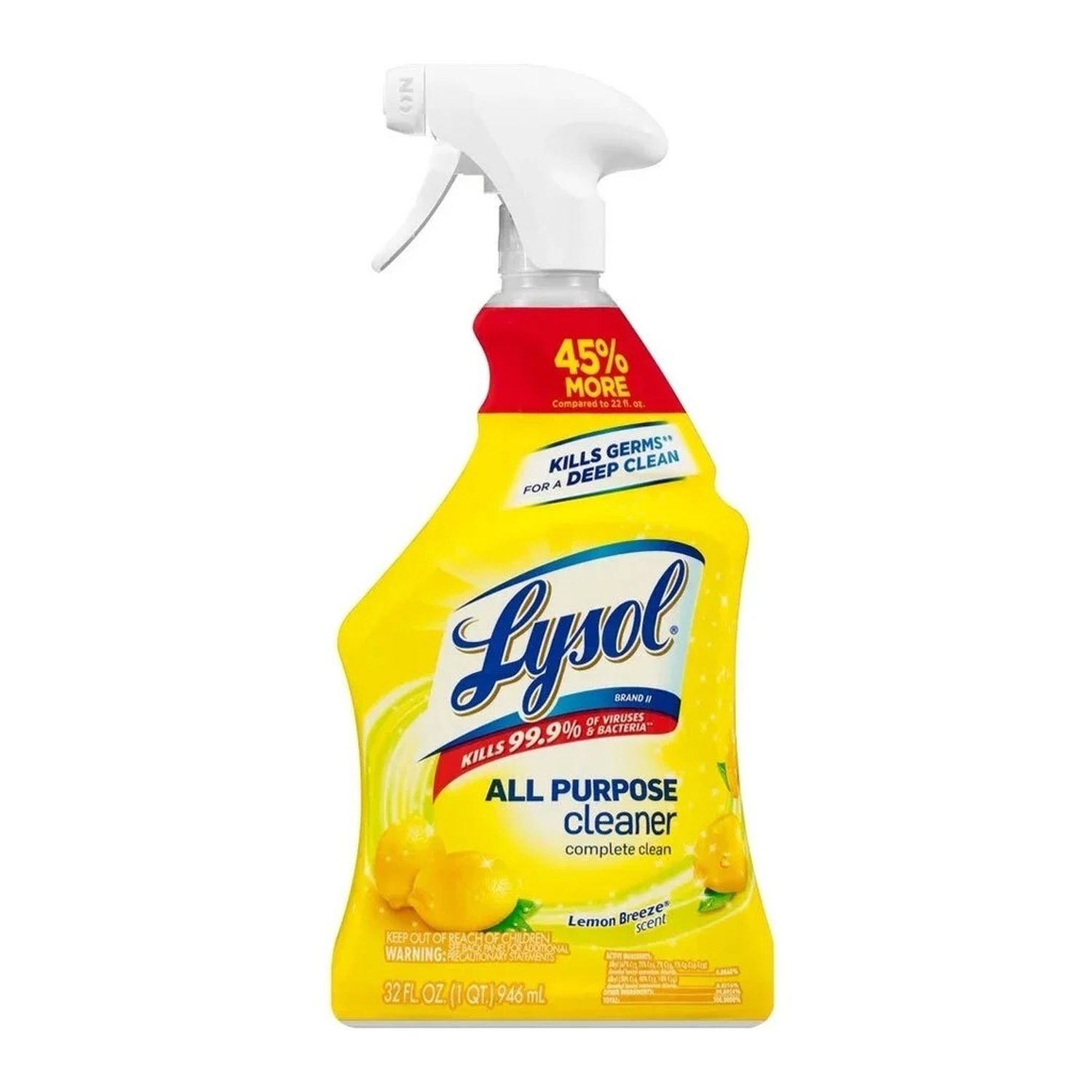 32oz Lysol Trigger- Lemon Breeze (12/cs)