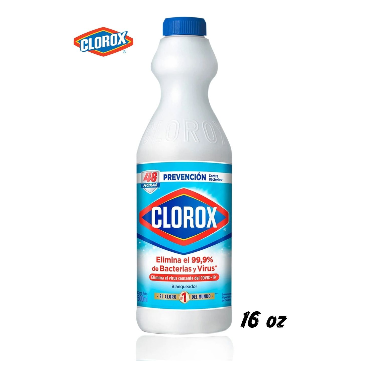 16.9oz{500 ml} Clorox Bleach-Regular (20/cs)