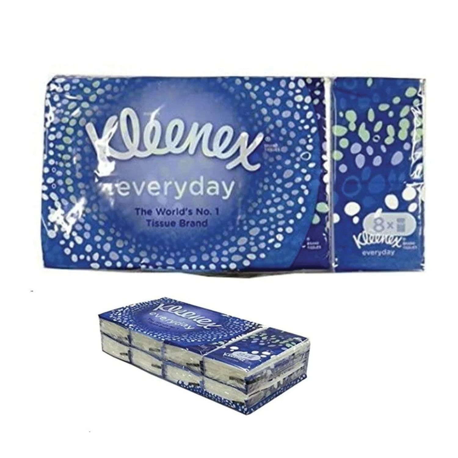 8pk Kleenex White Facial Tissue (24/cs)