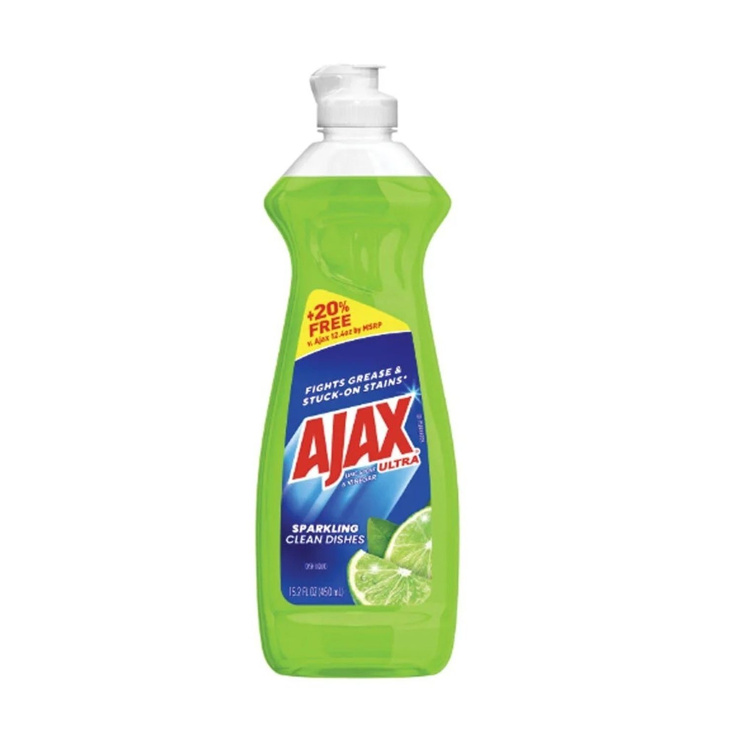 12.4oz Ajax Dish Liquid - Vinegar Lime (20/cs)