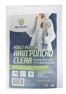 Adult Peva Clear Rain Poncho (48/cs)