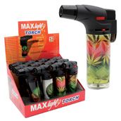 Max light Marijuana Leaf Torch (12/cs)