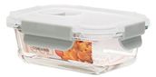 12.5oz Rectangle Glass Container (24/cs)