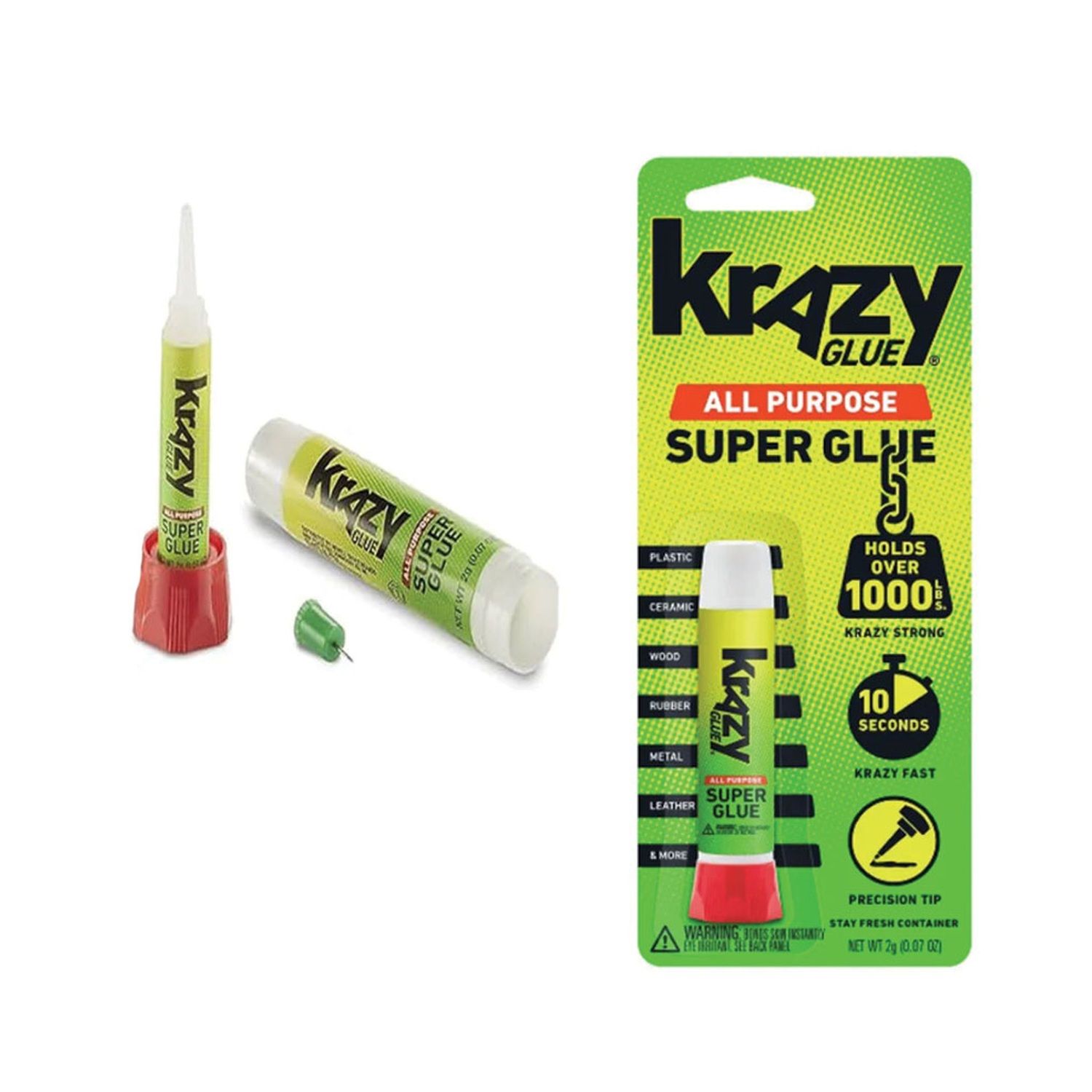 0.07oz Krazy Glue All Purpose Tube (48/cs)