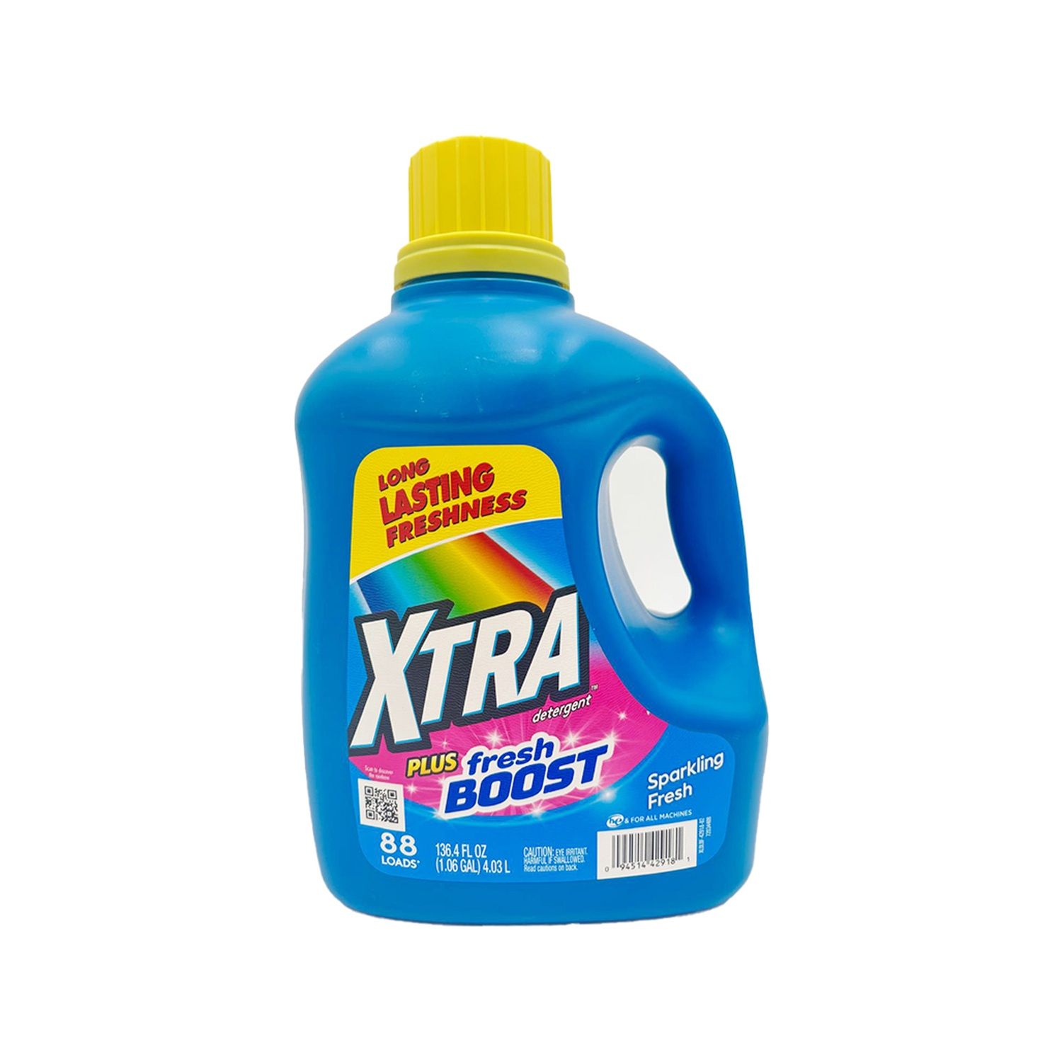 136.4oz Xtra Laundry Liquid Detergent-Sparkling Fresh (4/cs)