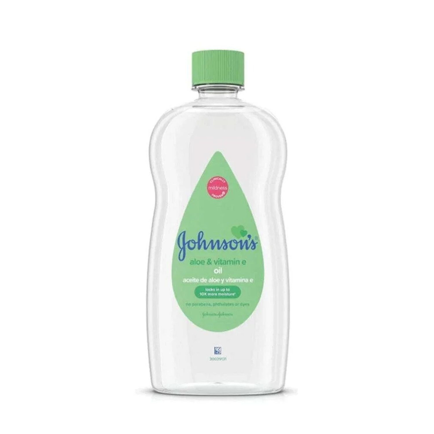 500ml Johnson's Baby Oil - Aloe Vera (12/cs)
