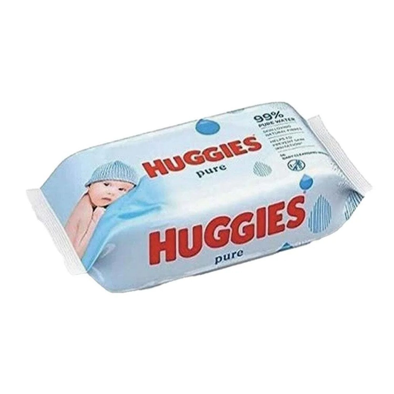 56ct Huggies Baby Wipes- Pure &amp; Gentle (10/cs)