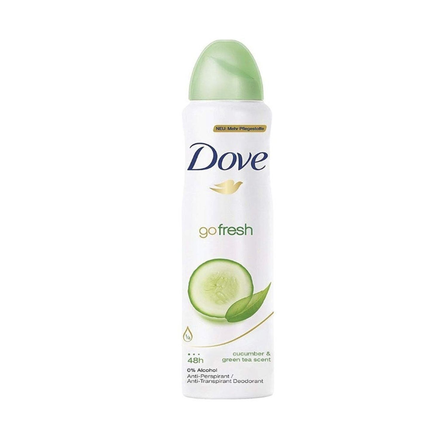 250ml. Dove Deodorant Spray - Cucumber &amp; Green Tea (24/cs)
