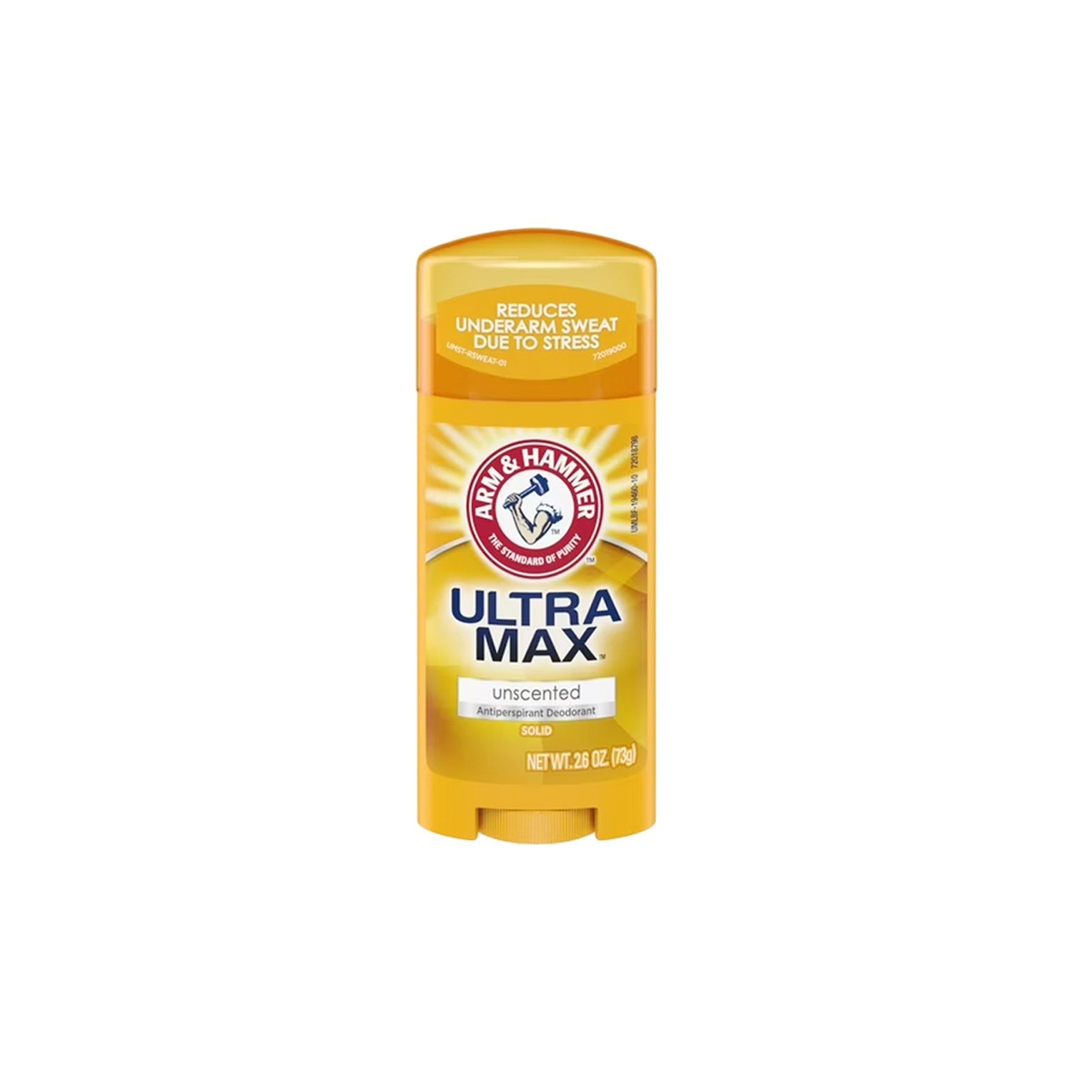 2.6oz Arm &amp; Hammer Antiperspirant Deodorant - Ultra Max Unscented Solid Oval (12/cs)