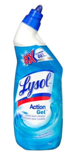 24oz Lysol Toilet Bowl Cleaner- Spring Waterfall (9/cs)