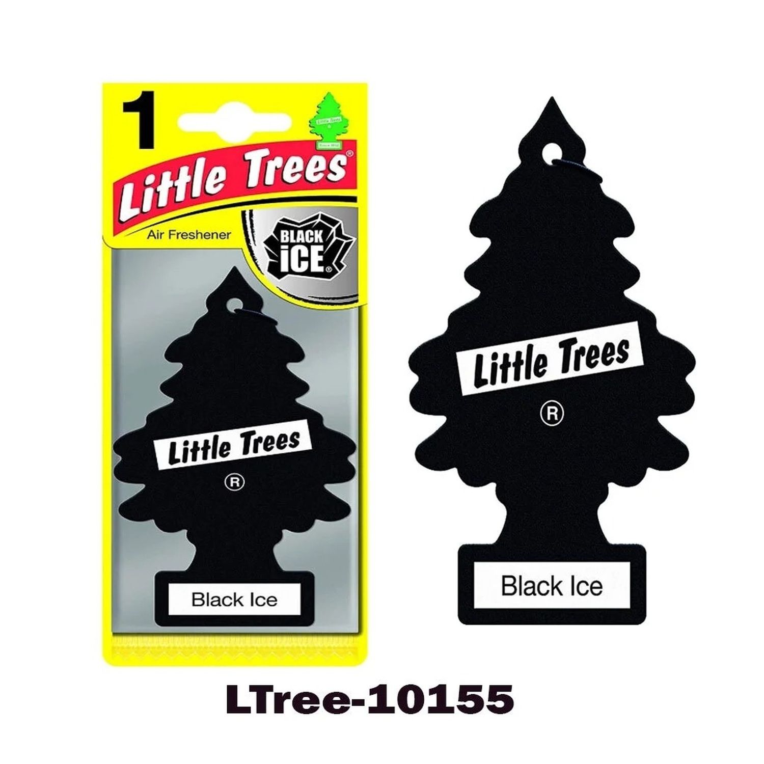 Little Trees Car Freshener 1Ct Black Ice (144/cs)