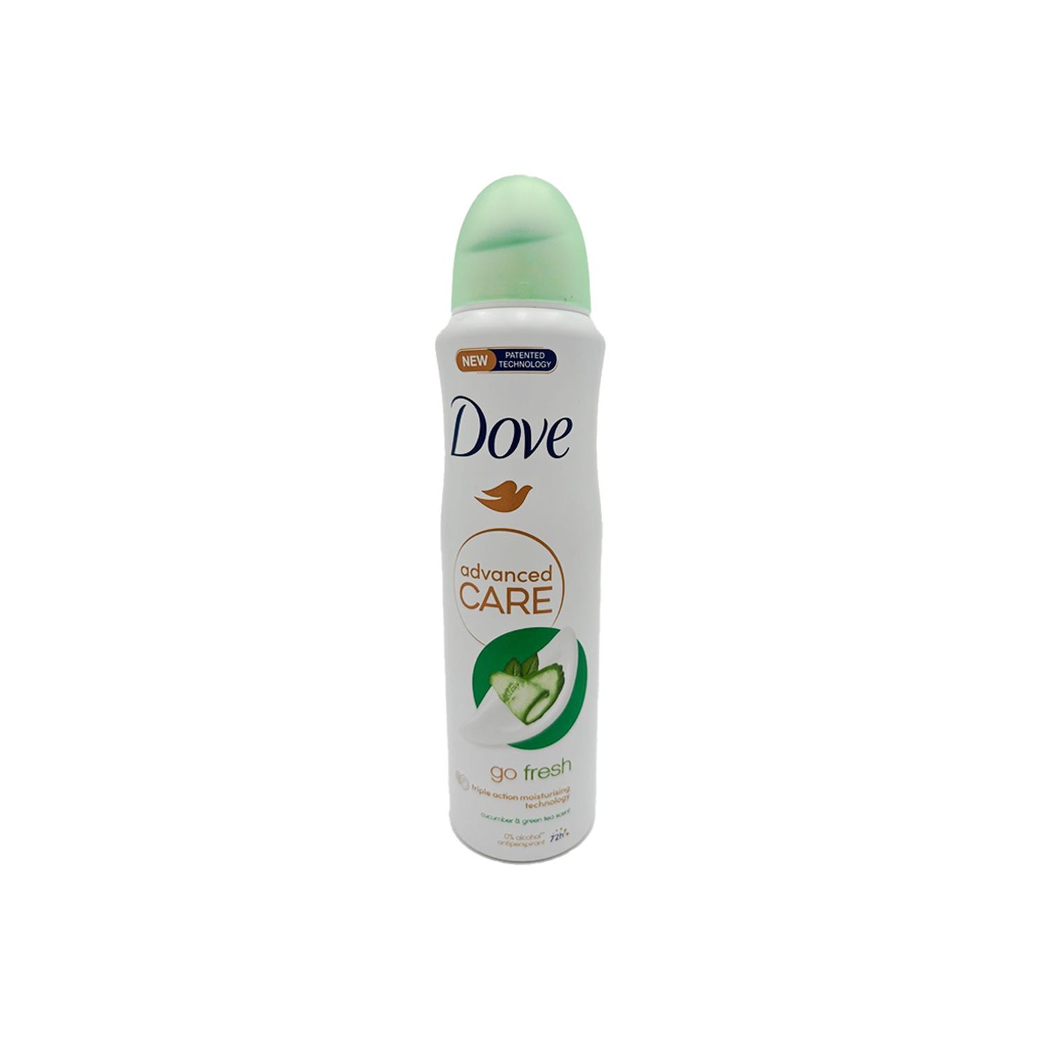 150ml. Dove Body Spray- Cucumber &amp; Green Tea (24/cs)
