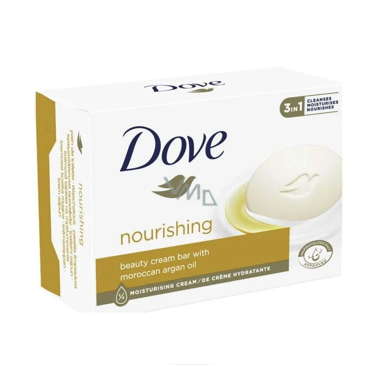 90gm Dove Bar Soap - Nourishing W/Argan Oil (48/cs)