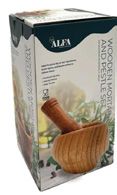 Wooden Mortar and Pestle (8/cs)