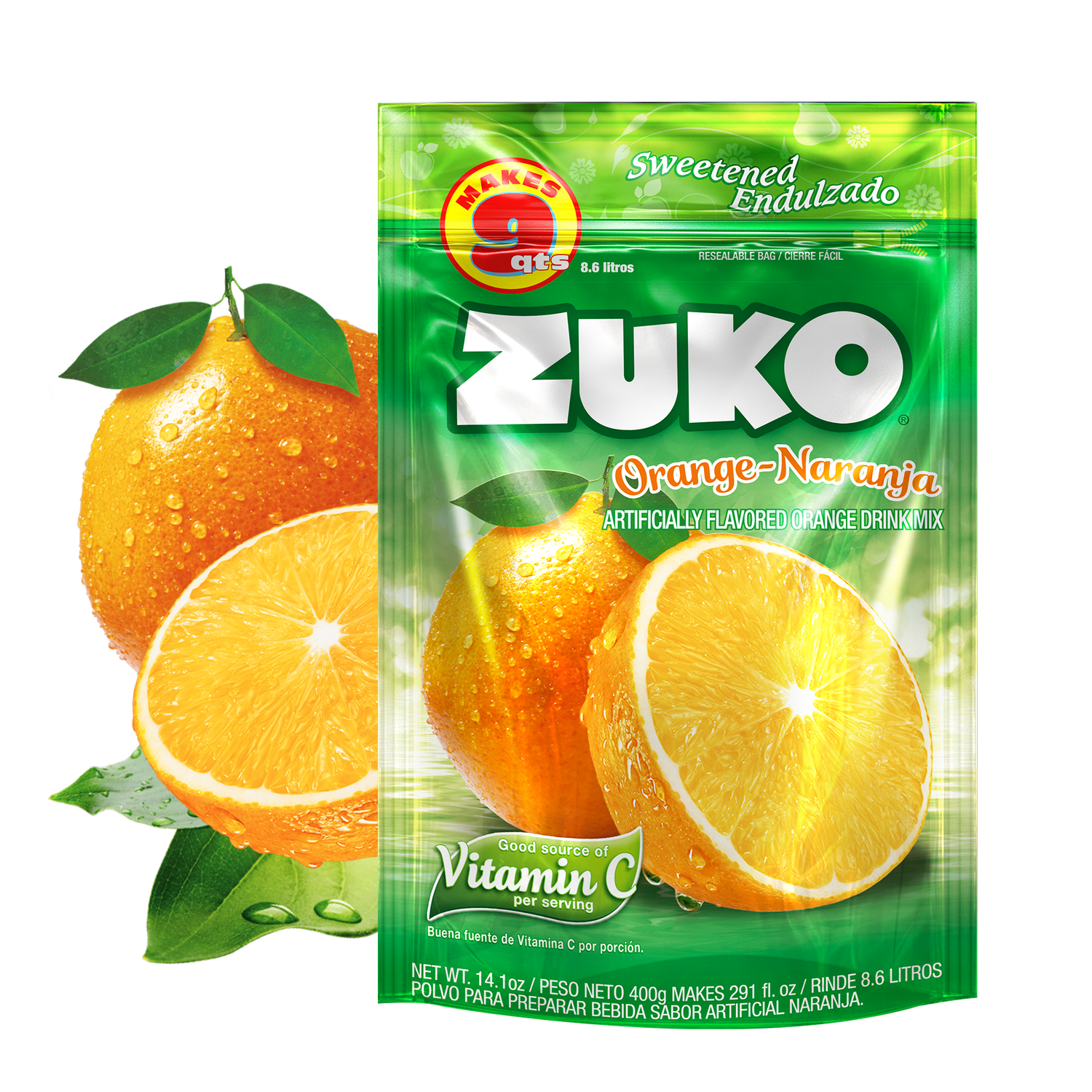 Zuko Orange Family Pack 14.1oz (12/cs)
