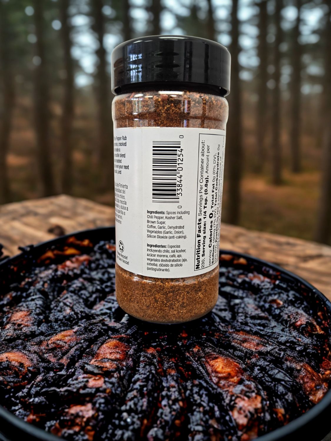 6.5oz Coffee Pepper Rub (6/cs)