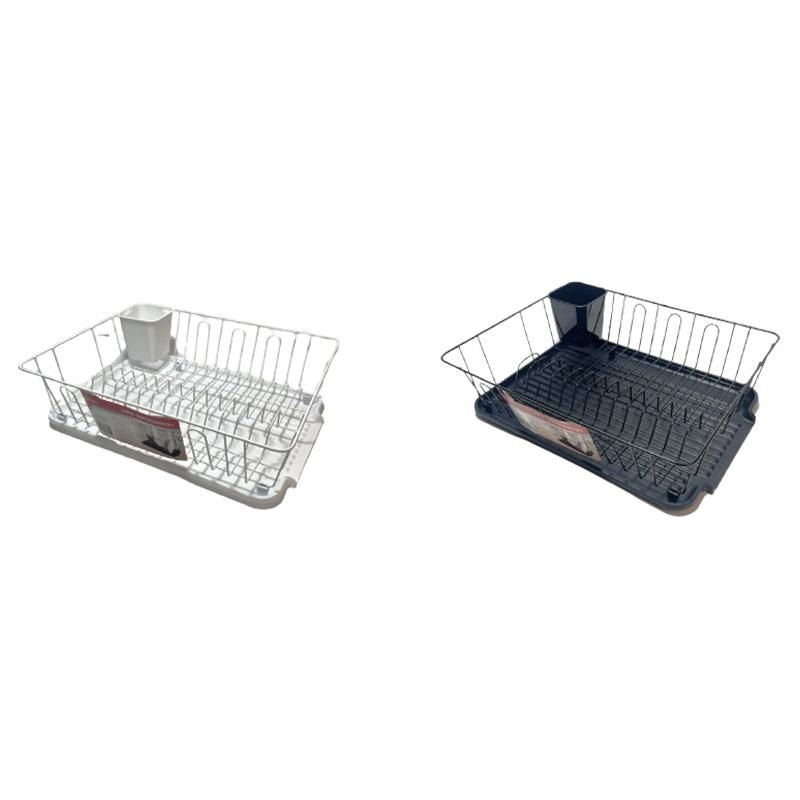 3 Pcs Dish Drainer Rack Set Large