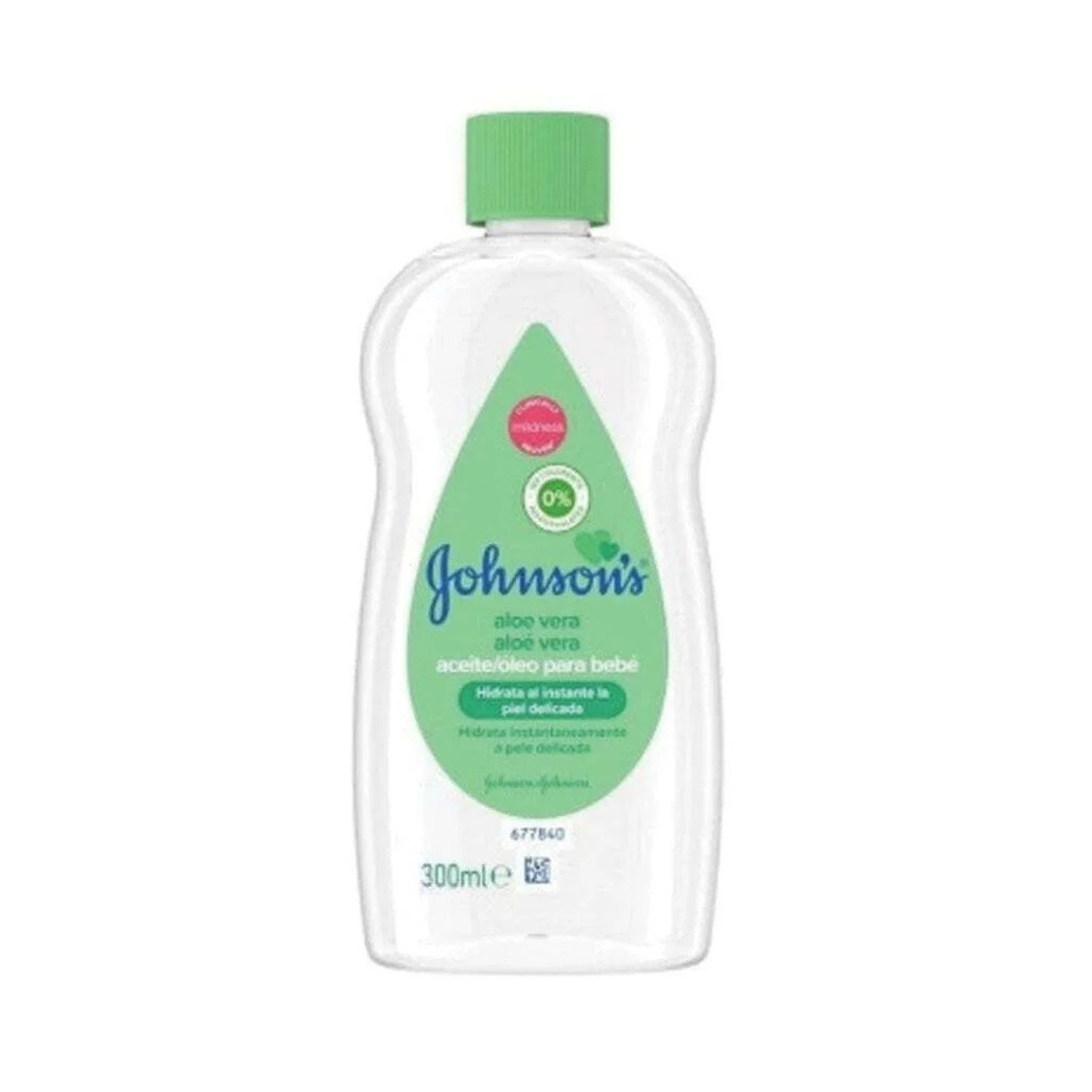 300ml Johnson's Baby Oil - Aloe Vera (12/cs)