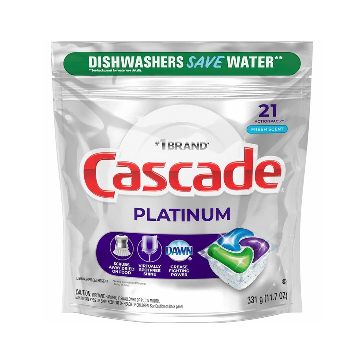 21ct Cascade Action Pacs- Platinum Fresh (5/cs) 21ct Cascade Action Pacs- Platinum Fresh (5/cs)