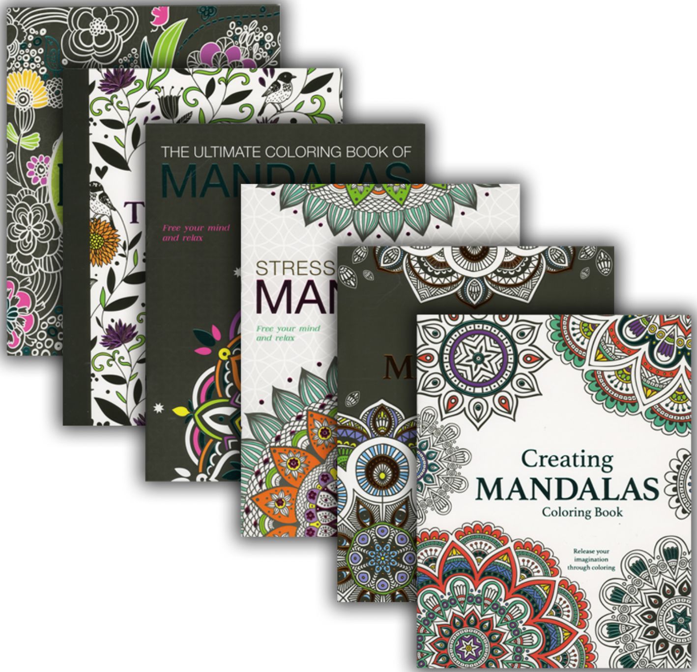 Mandalas Coloring Book for Adults (48/cs)