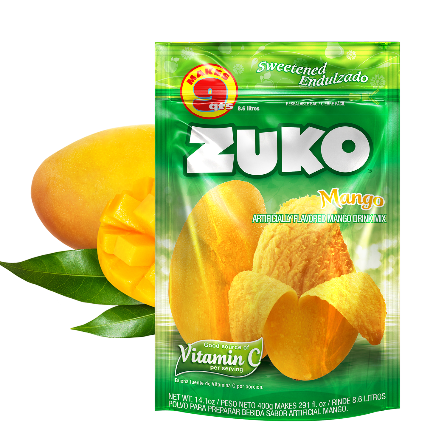 Zuko Mango Family Pack 14.1oz (12/cs)