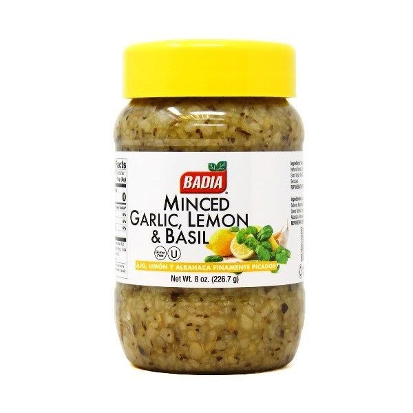 8oz Minced Garlic and Lemon Basil (12/cs)