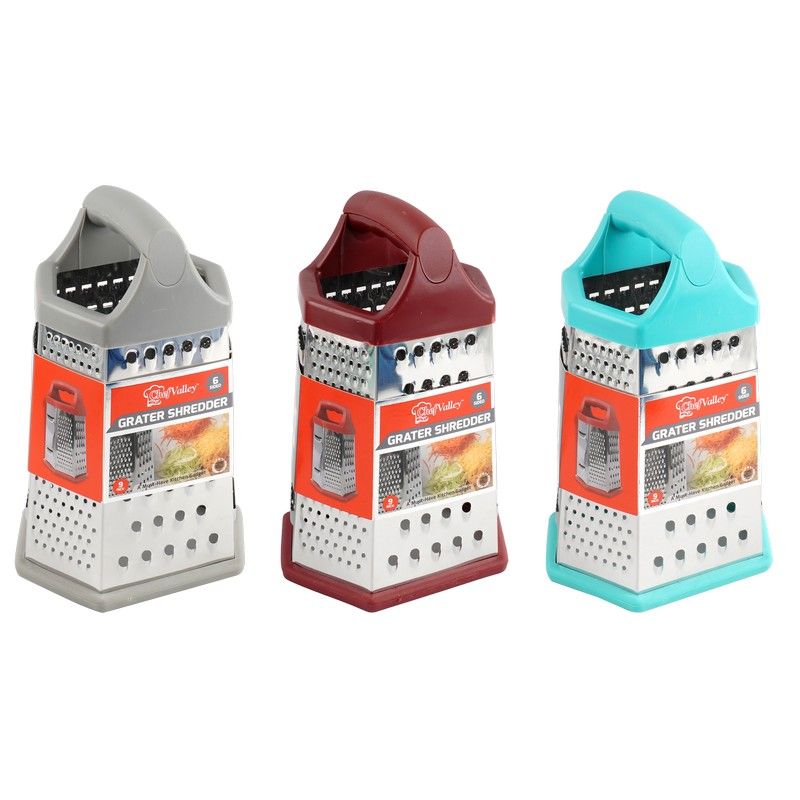 Six Side Grater With Tpr Handle