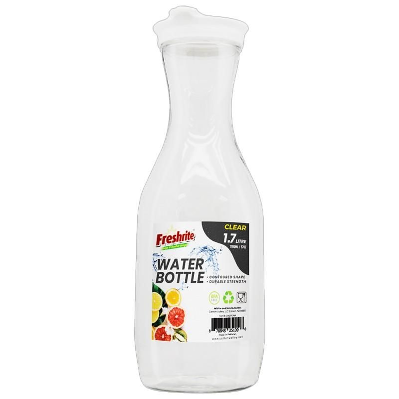 57Oz / 1700Ml Clear Grand Water Bottle
