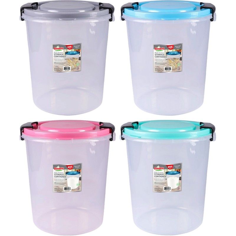 845Oz / 25000Ml Round Storage Container With Latches