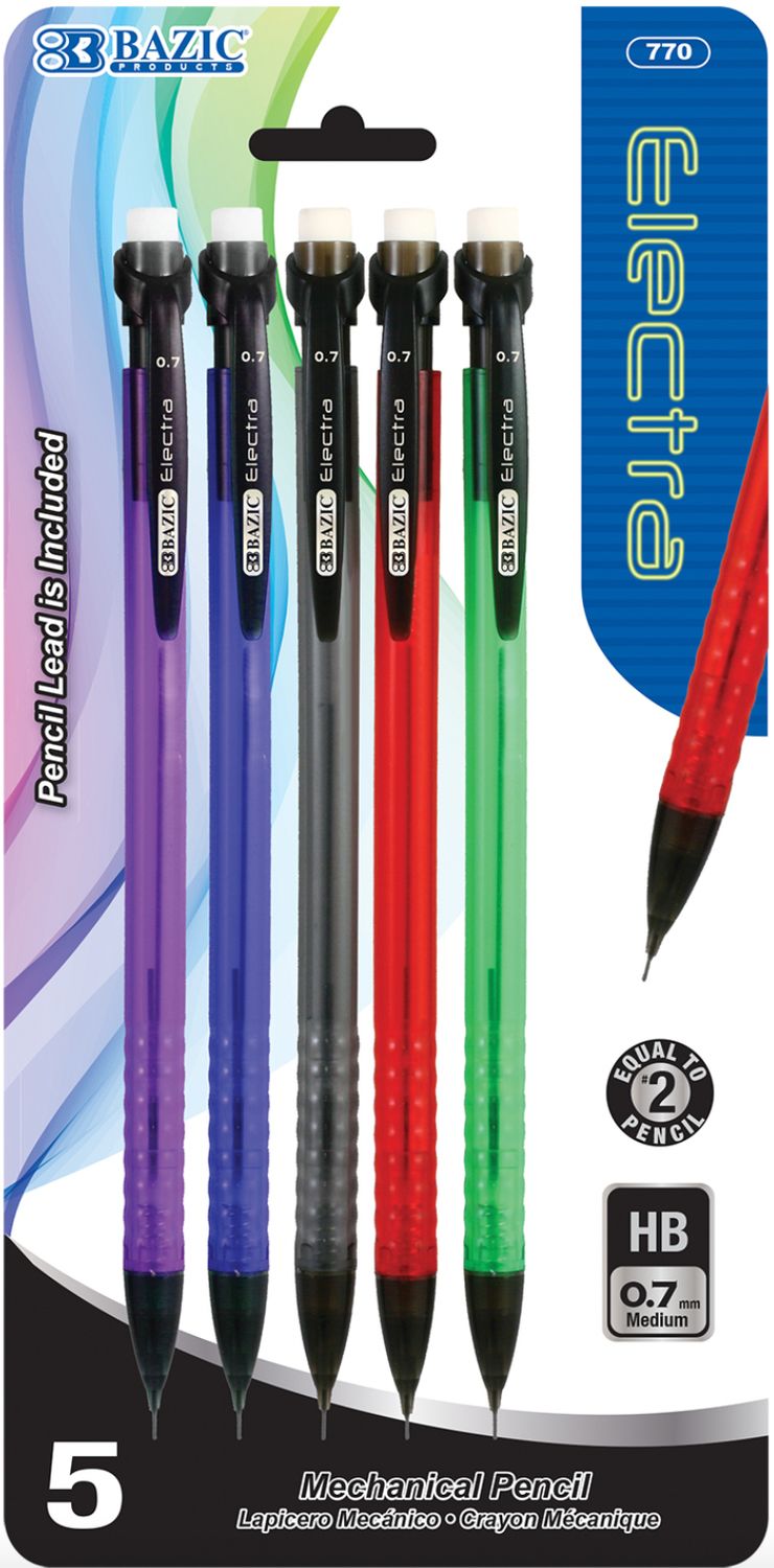 Electra 0.7 mm Mechanical Pencil 5/Pack (24/cs)
