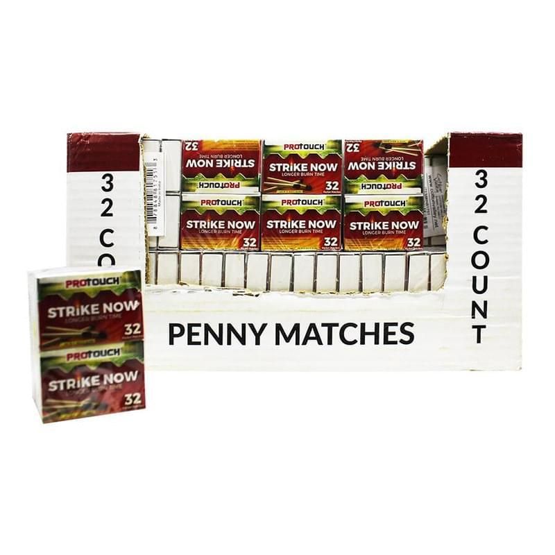 32Ct 10Pk Wooden Pocket Matches