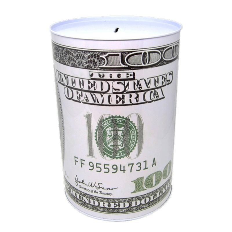 Dollar Coin Bank 15X22 Cm