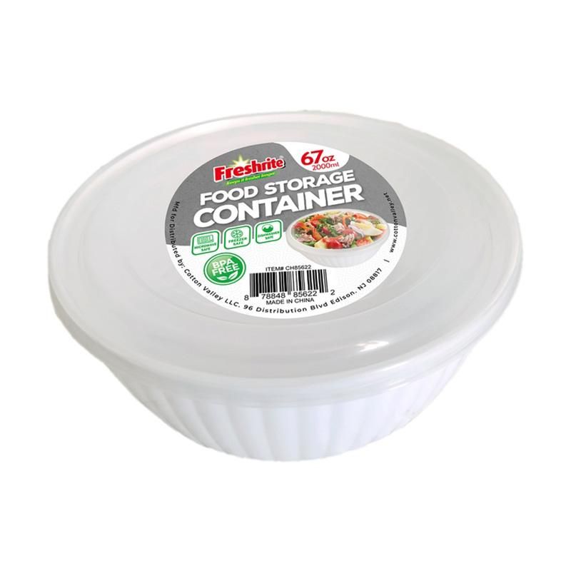 67Oz / 2000Ml Round Food Container