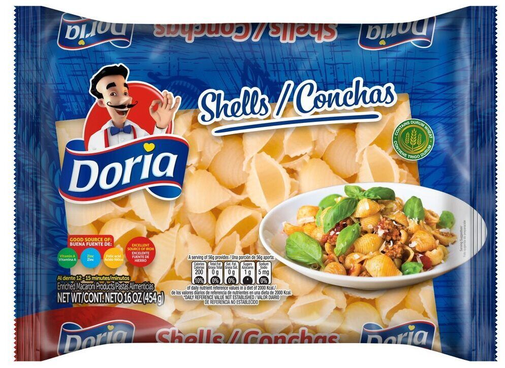 Doria Shells Pack 16 oz (20/cs)